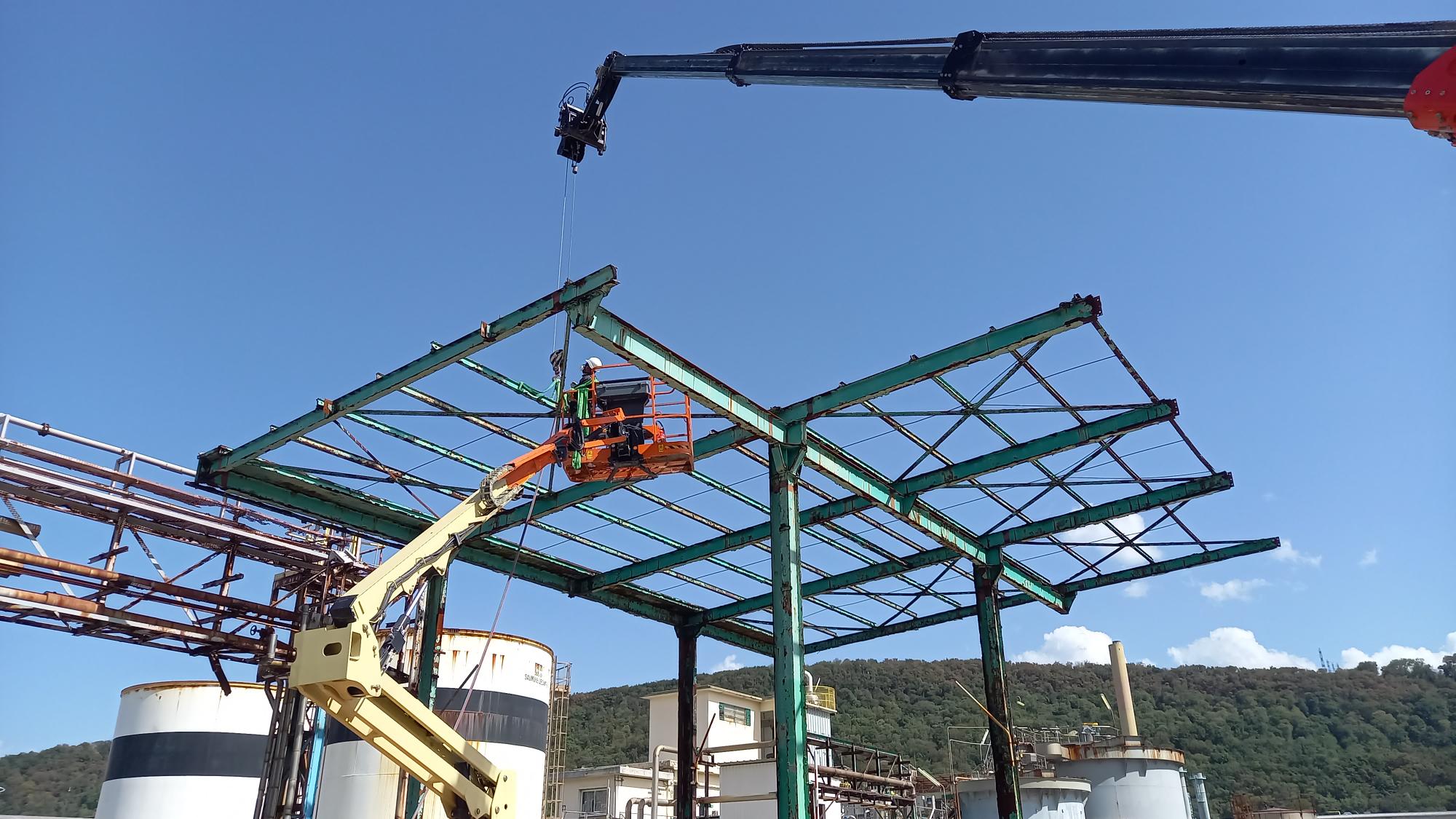 Travaux de démantèlement